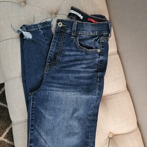 CELEBRITY PINK DISTRESSED SKINNY JEANS! HIGH RISE! SIZE 5/27! WORN ONCE!